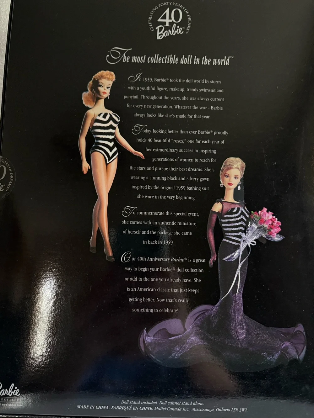 Barbie doll striking